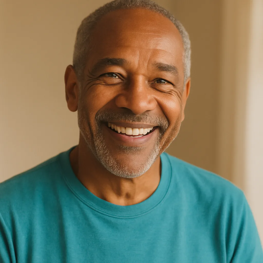 Smiling man in his 60s — member of The Belfast Dating Site